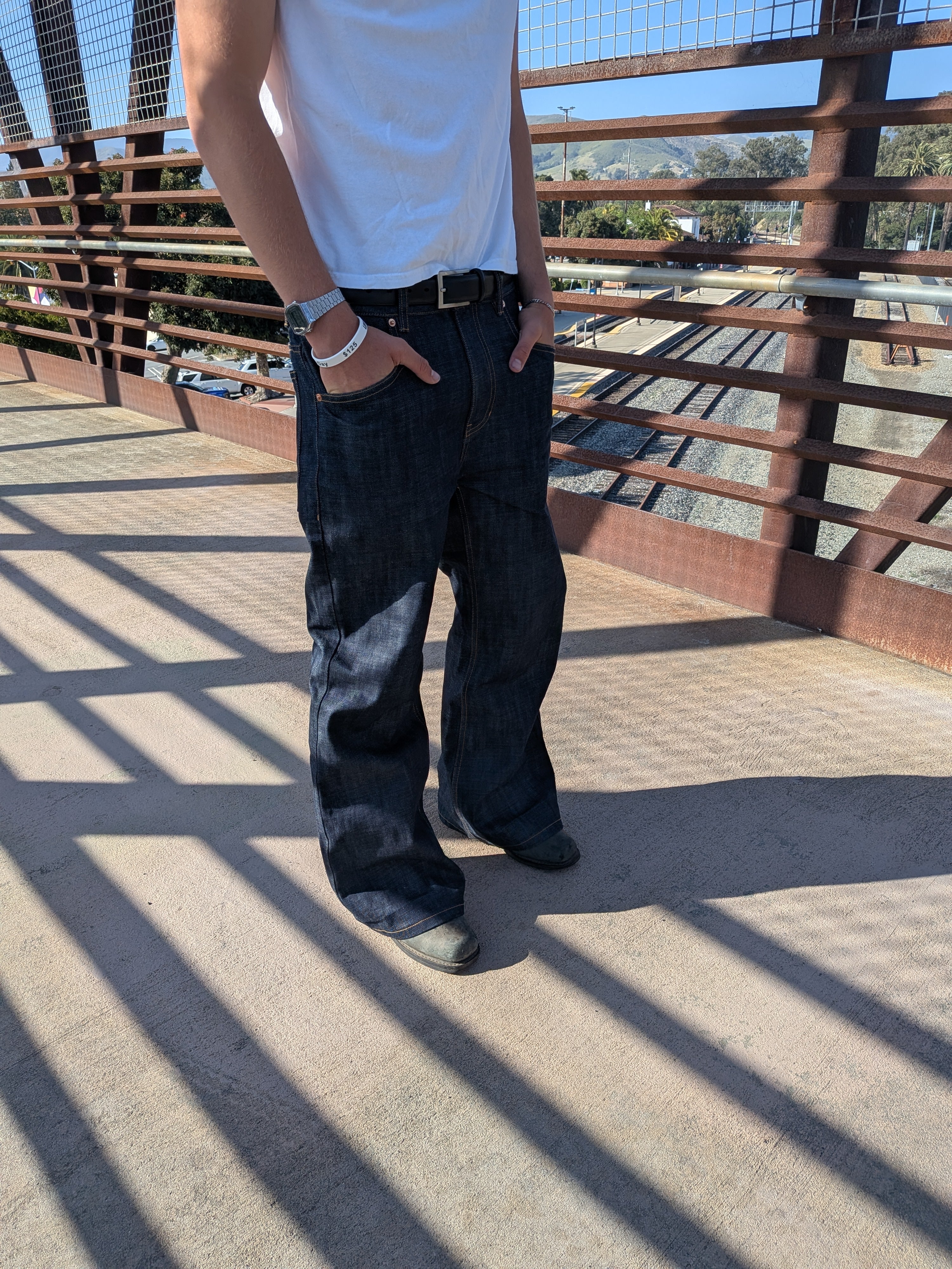 14oz Baggy Bootcut raw denim V1 PREORDER