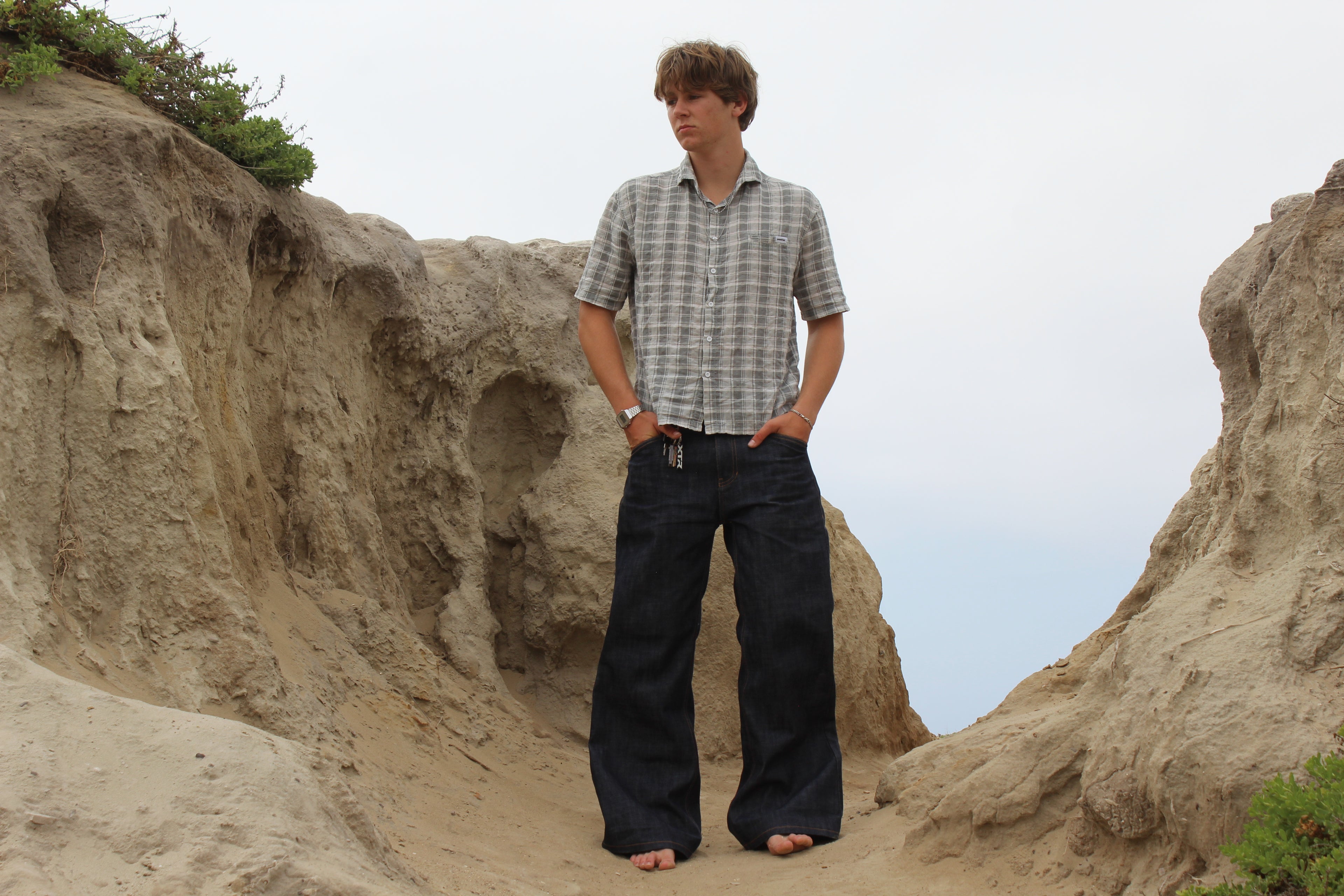 14oz Baggy Bootcut raw denim V1 PREORDER