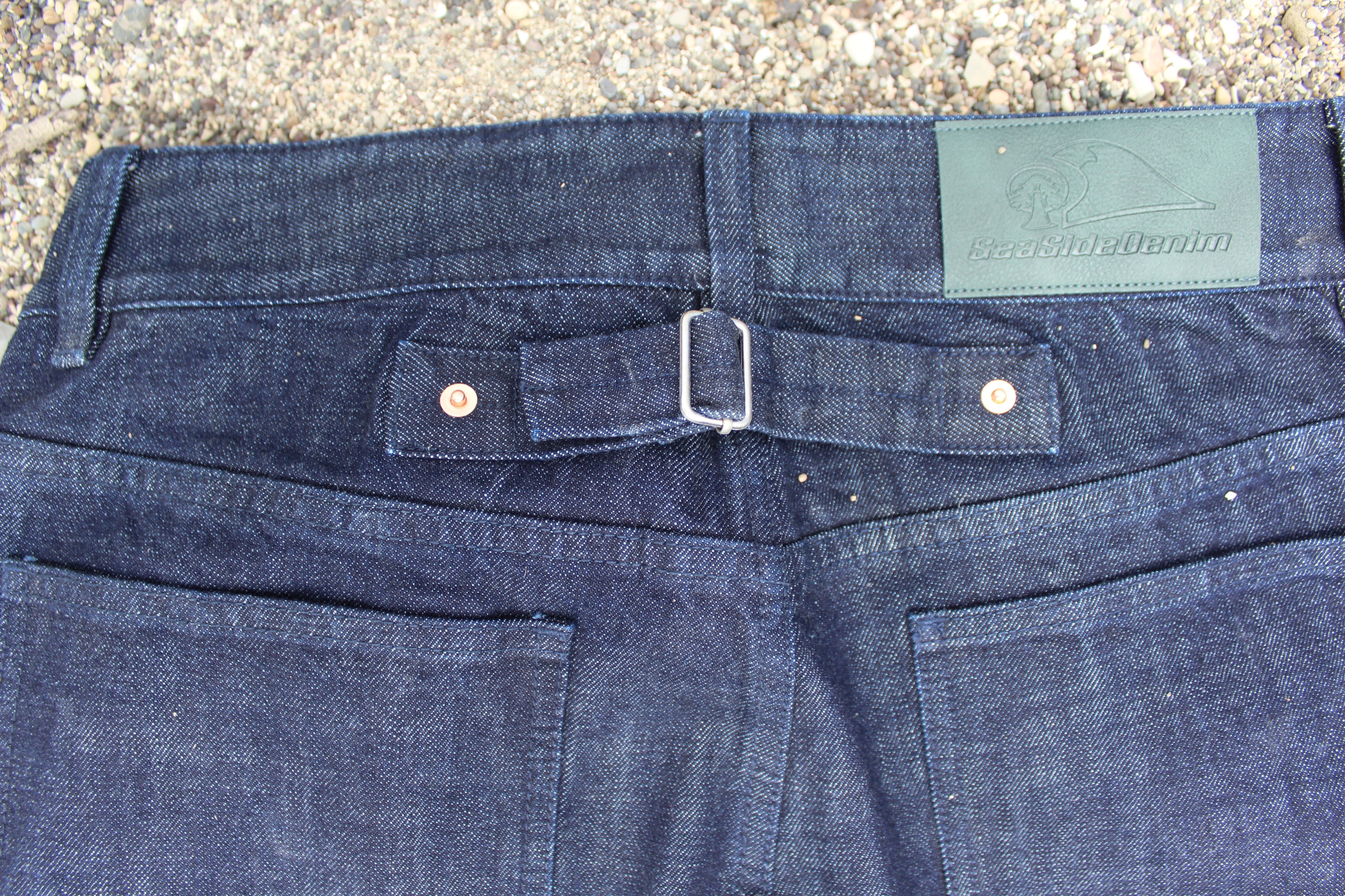 14oz Baggy Bootcut raw denim V1