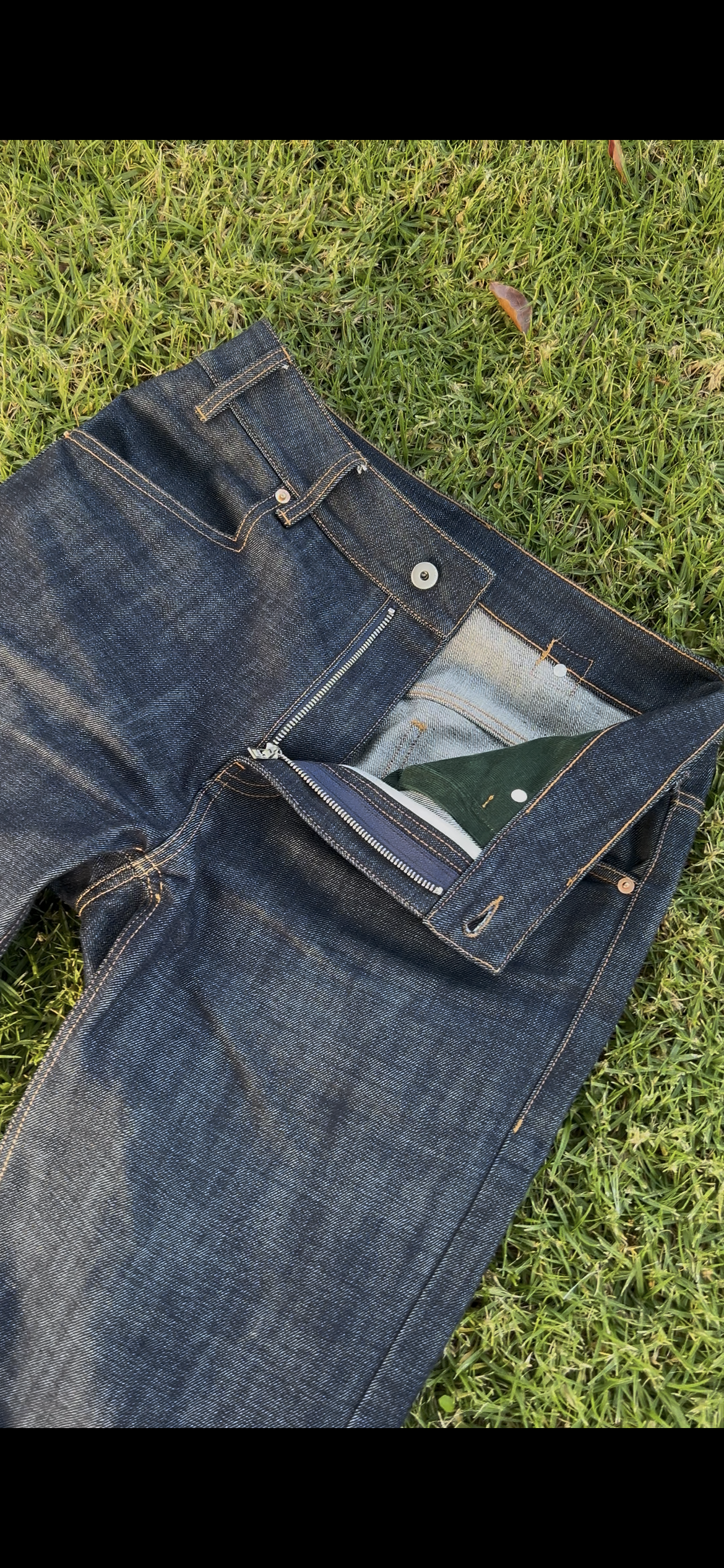 14oz Baggy Bootcut raw denim V1 PREORDER